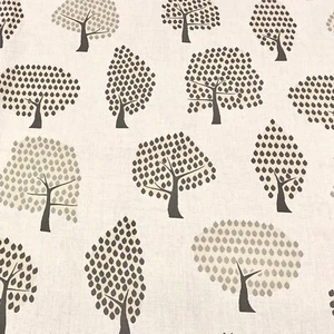 850. GREY FOREST 100% COTTON FABRIC - Picture 1 of 7