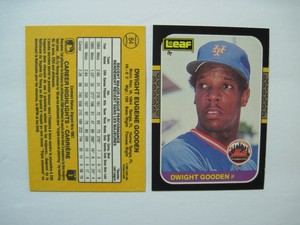 DWIGHT GOODEN Cards You Pick TOPPS Fleer Donruss Leaf Score UDeck 1985-1994 Mets