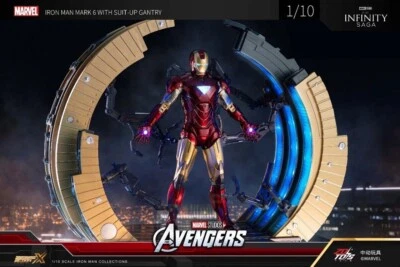 [美国]ZD 玩具钢铁侠套装龙门马克六世复仇者联盟 1/10 比例漫威礼物 — 第 1/4 张图片