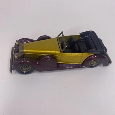 MATCHBOX LESNEY MODELS OF YESTERYEAR RARE LIGHT MAROON +GOLD Y11C LAGONDA - Image 1 of 4