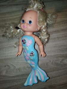 Poupée sirène Lil Miss Singing Mermaid Mattel vintage - ne fonctionne pas