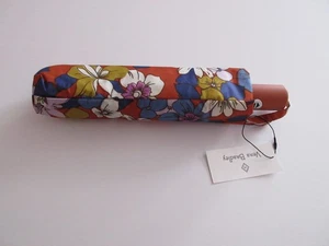 Vera Bradley Automatic Open/Close Umbrella Balsam Garden Print New With Tag - Picture 1 of 3