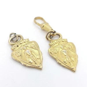 Vintage Gucci Knight Zipper Pull Bag Charm Designer Purse Pendant Gold Tone - Picture 1 of 8