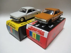 Nosuhiro custom-made Tomica 510 Bluebird 2B white Watanabe foil brown 2 units - Picture 1 of 9