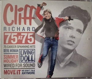 Cliff Richard 75 At 75 3-CD Album 75 Career Spanning Hits 2015 Brand New Sealed - Picture 1 of 2