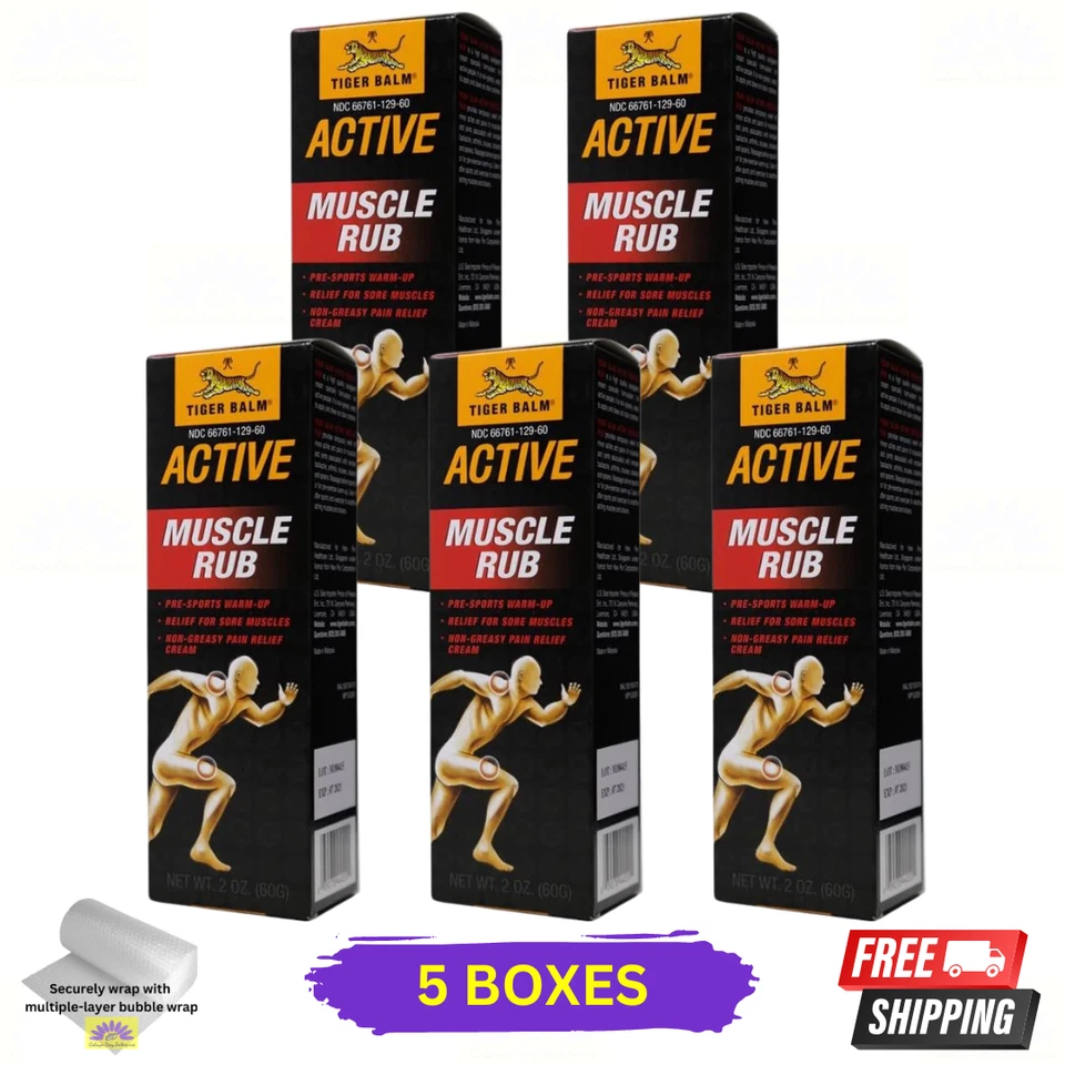 Tiger Balm Active Muscle Rub 60g