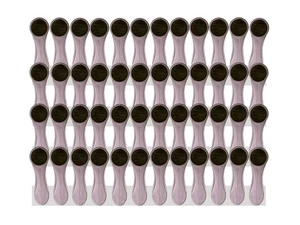 Wäscheklammern Wäsche Klammern Clips Halter Softgrip Klammern Silber-Anthrazit - Bild 1 von 3