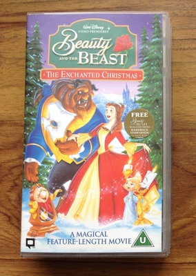 Beauty and the Beast - The Enchanted Christmas (VHS, PAL). Free UK Postage - Image 1 of 4