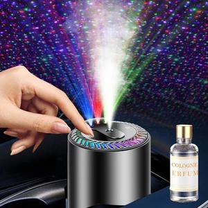 Auto Diffusor Lufterfrischer Smart Autoduft Lufterfrischer mit Öl 3 Lichter - Bild 1 von 10