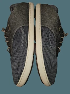 Olukai Nohea Moku Slip On Casual Gray Textile Men Shoes Size 8 - Picture 1 of 9