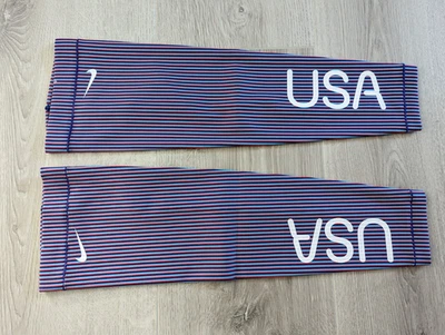 NWT NIKE DRI FIT ADV PRO ELITE TEAM USA OLYMPIC MENS ARM SLEEVE sz L LARGE - Image 1 of 4