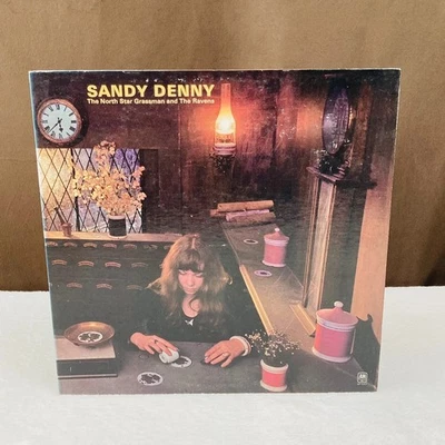 Vtg 1971 Sandy Denny North Star Grassman & The Ravens Bob Dylan LP Vinyl Record - Image 1 of 4