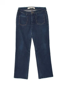 WRANGLER Womens Straight Jeans W30 L26 Blue Cotton AZ24 - Picture 1 of 3