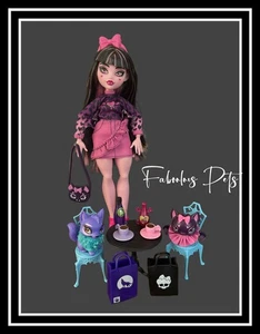 Monster High Draculaura G3 Faboolous Pets Lot - Bild 1 von 5