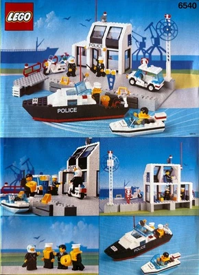 LEGO Classic Town: Pier Police 6540 de colección - 100 % COMPLETO con INSTRUCCIONES  Foto 1 de 4