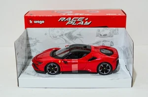 Ferrari SF90 Stradale 1/24 Scale Diecast Model Car (Rosso Corsa Red) - Bburago - Picture 1 of 6