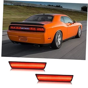 Rear Bumper Side Marker Light Lamps Kit for Dodge Challenger 2008-2014 & for  - Picture 1 of 7