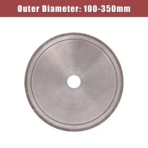 100-350mm Straight Sawtooth Diamond Cutting Disk Saw Blade Cutoff Wheel Jade - Picture 1 of 5