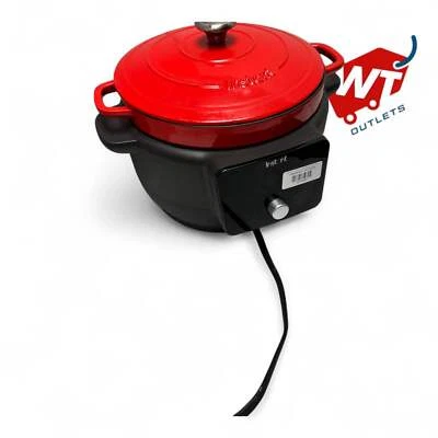 Olla instantánea - Horno holandés eléctrico 5 en 1 de precisión - Hierro fundido - Rojo Foto 1 de 4