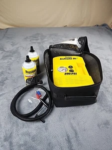 Prestone Inflate It! Portable Inflation Kit Air Compressor & Tire Sealer - Foto 1 di 7