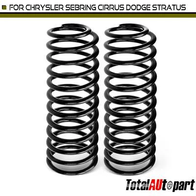 2 件线圈弹簧套装适用于克莱斯勒 Sebring 01-06 道奇 Stratus Cirrus Plymouth 后部 — 第 1/4 张图片