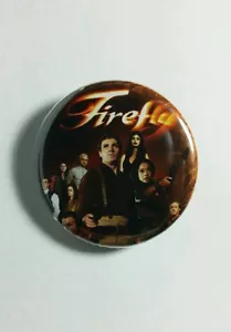 SERENITY FIREFLY CAST GROUP PHOTO MOVIE TV 1.25" PINBACK BUTTON PIN NEW - Picture 1 of 1