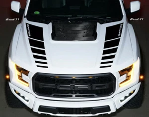 Hood Vinyl Decals graphics stripe - Ford Raptor  F-150 - Picture 1 of 6