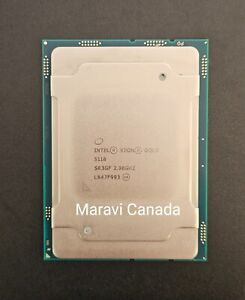 Processeur processeur Intel Xeon Gold 5118 2,30 GHz 12 cœurs 16,5 Mo LGA-3647 SR3GF catégorie A