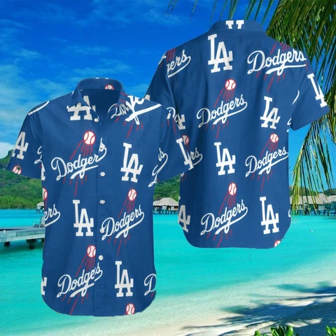 HOT! Los Angeles Dodgers Hawaiian Shirt Summer Sport Gift Fan Made For Unisex Cover