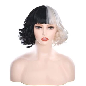 Eileen Cruella De Vil Cosplay Wig Cruella De Vil Cosplay Halloween Event _ - Picture 1 of 6