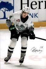 Kevin Korchinski SIGNED auto 4x6 photo SEATTLE THUNDERBIRDS / CHICAGO BLACKHAWKS