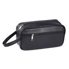 Men Women Fashion PU Leather Mobile Phone Wristlet Bag Pure Color Small Handbags