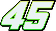 NEW FOR 2023 - #45 Tyler Reddick Racing Sticker Decal - SM thru XL - var colors
