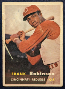 1957 Topps Frank Robinson RC #35 (POOR) REDS (FREE S/H)