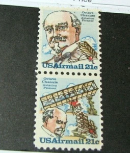 US Briefmarke Scott # C94a Octave Chanute 1979 postfrisch Stockbild H206 - Bild 1 von 1