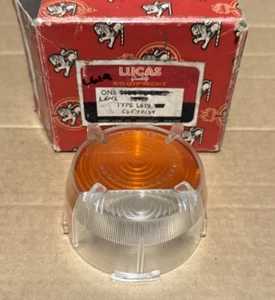 1x Classic NOS Lucas L619 Indicator / Side Light Lens. Austin A40 Farina - Picture 1 of 7