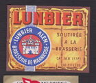 Ancienne tiquette  Alcool   Bn122087 Bire Lunbier    