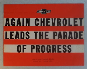 1933 Chevrolet Sales Catalog, Front & Back Covers -Only. Vintage Original - Picture 1 of 3