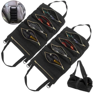 Roll Tool Roll Multi-Purpose Tool Roll Up Bag Wrench Roll Pouch Hanging Carrier - Picture 1 of 10