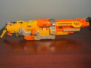 Nerf Vulcan EBF25 Dart Blaster Machine Gun Toy Gun Automatic Yellow Orange Toy - Picture 1 of 7