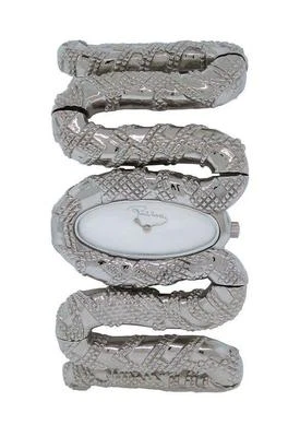 Roberto Cavalli R7253195515 Cleopatra Women's Analog Silver Tone Snake Watch - Image 1 of 4