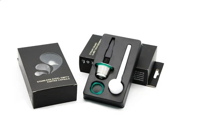 Cápsula de café de metal de acero inoxidable cápsula recargable reutilizable para Nespresso Foto 1 de 4