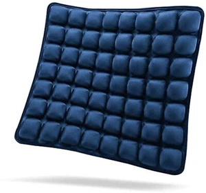 SUNFICON Inflatable Seat Cushion Portable Car Office Wheelchair 18x16 Blue - Picture 1 of 8