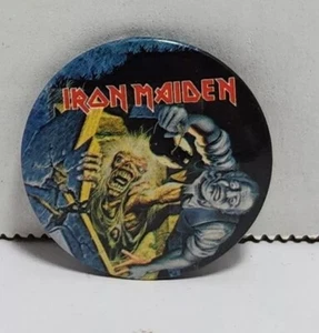 Heavy Metal 1" Button Pin Iron Maiden Seventh Son - Picture 1 of 4