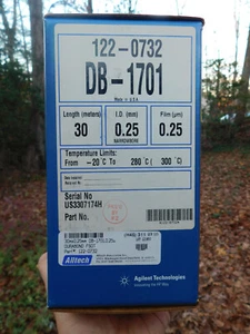 J&W Scientific 122-0732 DB-1701 Colonna GC capillare agile *Sembra nuova* - Foto 1 di 5