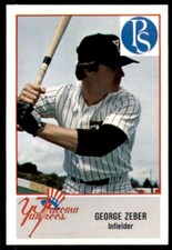 1978 Cramer Minor League George Zeber (A) Tacoma Yankees #20