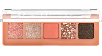CATRICE Wow In A Box Peach Perfect 5 Colour Mini Eyeshadow Palette -Nude Neutral - Image 1 of 4