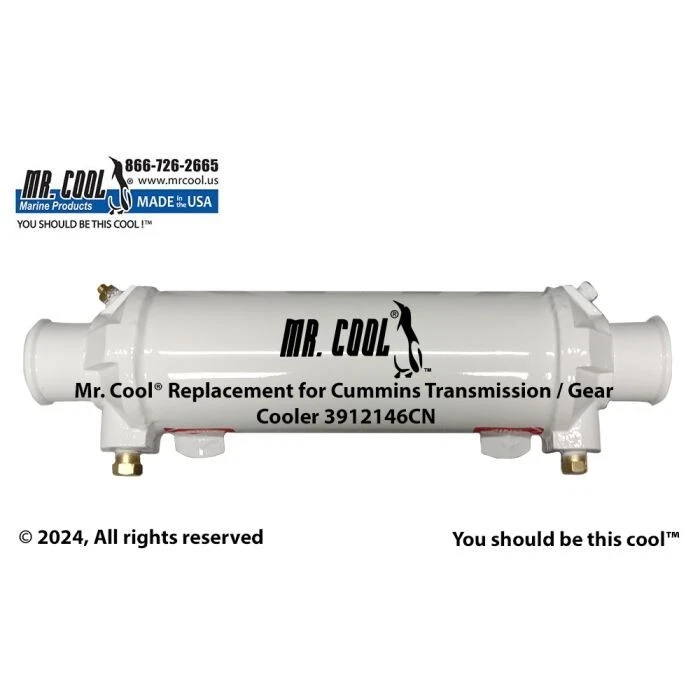 3912146CN Cummins Transmission / Gear Cooler - Image 1 of 1