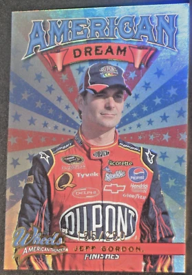 Jeff Gordon 2008 Wheels American Dream Gold Parallel #AD5 (155/250) Insert - Image 1 of 2