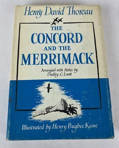 The Concord and the Merrimack, Henry David Thoreau 1st edition HC w/ DJ - 1954 - Picture 1 of 9